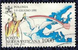 Vatican 1992 Oblitéré Used Pape Jean Paul II Journée Mondiale De La Paix Colombe - Usados