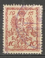 POLSKA - OFFICIALS - WARSAW 1915: YT 4, O - FREE SHIPPING ABOVE 10 EURO - Dienstzegels