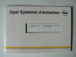 Fascicule OPEL Système D'entretien Pour Une Corsa, Année 1989. - Materiaal En Toebehoren