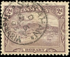 Pays : 461,2 (Tasmanie : Terre De Van Diemen (Confédération Australienne))      Yvert Et Tellier N° :   69 B (o) - Oblitérés