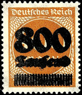 800 Tsd. Auf 400 M. Mit Doppeldruck, Postfrisch, Doppelt Signiert Oechsner BPP, Selten, Mi. 250,-, Katalog: 305DD... - Other & Unclassified