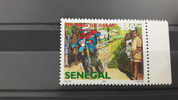 SENEGAL SPORT RALLY RALLYE 2007 DAKAR MOTO MOTOCYCLE CASQUE 1 Value - ULTRA RARE-  MNH - Moto