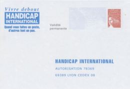 France PAP Réponse Luquet RF 0207677 HANDICAP INTERNATIONAL - PAP: Ristampa/Luquet