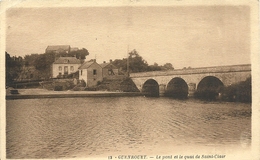 44    GUENROUET      LE  PONT  ET  LE  QUAI  DE  SAINT  CLAIR - Guenrouet