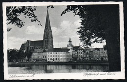 A3556 - Alte Ansichtskarte - Schwerin - Pfaffenteich Und Dom - Heinrich Becker - TOP - Schwerin