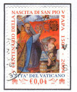 VATICANO / VATIKAN 2004  PAPA PIO V  Usato / Used - Used Stamps