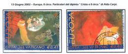 VATICANO / VATIKAN 2002  EUROPA CEPT Serie Usata / Used - Used Stamps