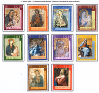 VATICANO / VATIKAN 2002  LA MADONNA Serie Usata / Used - Used Stamps