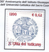 VATICANO / VATIKAN 2001 ISTITUTO TONIOLO Serie Usata / Used - Oblitérés