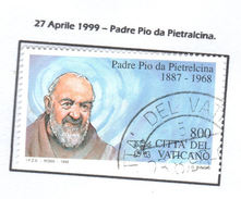 VATICANO / VATIKAN  1999  PADRE PIO  Usato / Used - Usados