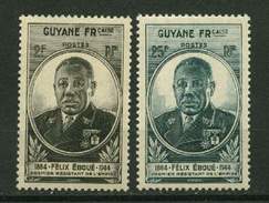 Guyane *  N° 180/181 - Eboué - Neufs