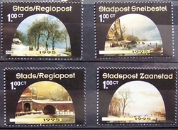 Nederland  1995 STADSPOST  KERSTMIS   ALKMAAR BEVERWIJK ZAANSTAD     Postfris/mnh/sans Charniere - Ongebruikt