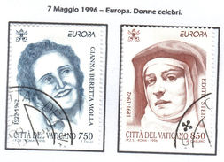 VATICANO / VATIKAN 1996  EUROPA CEPT  Serie  Usata / Used - Used Stamps