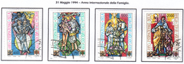 VATICANO / VATIKAN 1994  ANNO DELLA FAMIGLIA Serie Usata / Used - Used Stamps
