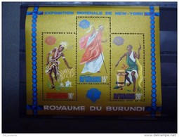 BURUNDI BLOC 4 Xx ( COB ) COTE: 4.50 EURO  ( C ) - Ungebraucht