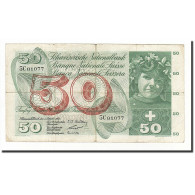 Billet, Suisse, 50 Franken, 1957-10-04, KM:47b, B - Suisse