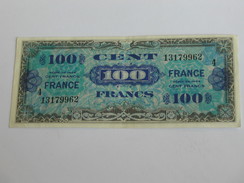 100 Francs - FRANCE - Série 4 - Billet Du Débarquement - Série De 1944 **** EN ACHAT IMMEDIAT ****. - 1945 Verso France