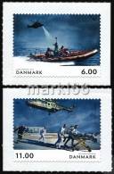 Denmark - 2012 - Joint Nordic Issue, Nordic Coastline, Rescuemen - Mint Self-adhesive Stamp Set - Neufs
