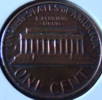 USA - 1980 - KM 201 - 1 Cent - W/o Mintmark - VF+ - 1959-…: Lincoln, Memorial Reverse