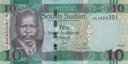 SOUTH SUDAN 10 POUNDS 2015 P-7b UNC GREEN [SS110a] - Sudán Del Sur