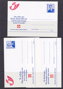 Belgie Briefkaarten (3) Mutapost De Post, Die Post, La Poste "Ik Verhuis" Ongebruikt (35589) - Avis Changement Adresse