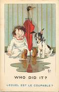 Ref T1000- Illustrateurs - Illustrateur Mich -  Humour -enfant Et Chien - Editions Sid Paris  - Carte Bon Etat - - Mich