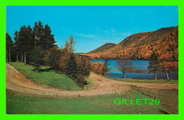 CAPE BRETON, NOVA SCOTIA - PROVINCIAL PICNIC SITE AT LAKE O'LAW, THE THREE SISTERS IN THE BACKGROUND - C. & G. MACLE - Cape Breton