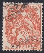 FRANCE Francia Frankreich (colonie) - 1902/1903 - Crète (Creta) - Yvert 3, Obliterato, 3 Cent. - Used Stamps