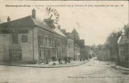 91 - Morsang Sur Orge - La Rue Principale Avec La Fontaine St Jean, Renommée Pour Son Eau - Morsang Sur Orge