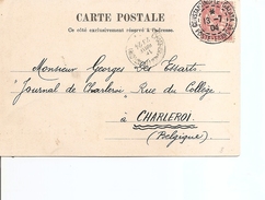 Levant Français ( CP De 1904 De Constantinople-Galata Vers La Belgique à Voir) - Covers & Documents