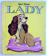 MINI ALBUM HACHETTE LADY BELLE ET LE CLOCHARD - WALT DISNEY - ALBUMS ROSES - HACHETTE 1955  Enfantina - Hachette