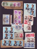 HONG KONG QUEEN ELIZABETH THIN LINES POSTMARKS AND NUMBERS - Gebruikt