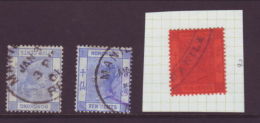 HONG KONG - MANILA ARRIVAL CANCELS QUEEN VICTORIA - Used Stamps