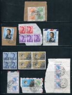 HONG KONG QUEEN ELIZABETH THIN LINES POSTMARKS - Used Stamps