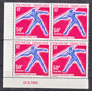 Polynésie Française  23 Jeux Du Pacifique Sud Bloc De 4 CD 22 6 63 Neuf * * TB  MNH Cote 90 - Unused Stamps