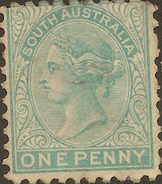 SOUTH AUSTRALIA 1868 1d QV SG 158 MNG #ZR163 - Mint Stamps