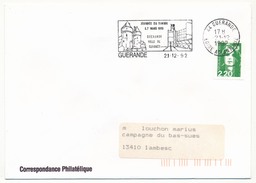 FRANCE - Env. Affr 2,20 Briat - OMEC "Journée Du Timbre 1992" GUERANDE (Loire Atl) 1992 - Dag Van De Postzegel
