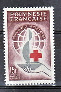 Polynésie Française  24 Croix Rouge Neuf Avec Trace De Charnière * TB  MH Cote **15.5 - Unused Stamps