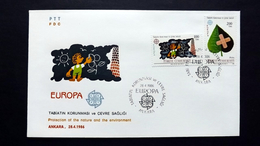 Türkei 2738/9 FDC, ESST Ankara, EUROPA/CEPT 1986, - Covers & Documents