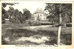 Marcourt-sur-Ourthe (Rendeux). L'Ourthe Et Le Château Van Volxem - Rendeux