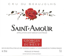 ETIQUETTE SAINT-AMOUR - Georges Duboeuf à Romanèche Thorins - Beaujolais