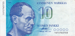 Billet FINLANDE De 1986 SUP 10 Kymmenen Markkaa @ PICK 113 @ Portrait De Paavo Nurmi - Finlande
