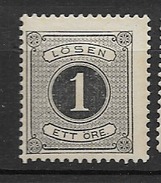 1877 MH Sweden Porto Perf 13 - Taxe