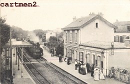 PALAISEAU LA GARE TRAIN LOCOMOTIVE 1900 - Palaiseau