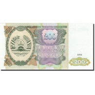Billet, Tajikistan, 200 Rubles, 1994, 1994, KM:7a, NEUF - Tadjikistan