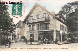 VILLENNES-SUR-SEINE GRAND HOTEL DU SOPHORA ET DE LA GARE DELLERIE 78 YVELINES - Villennes-sur-Seine