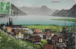 ALPNACHSTAD → Col. Lichtdruck, Dorfansicht Gegen Den See Anno 1913 - Alpnach