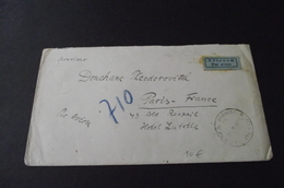 Letter Velika Kikinda - Paris ( Hotel Lutetia) - Airmail