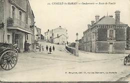 - Vendee -ref-E376- Chaille Les Marais - Gendarmerie -route De Vouille- Gendarmeries - Police- Batiments Et Architecture - Chaille Les Marais