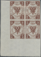 Lübeck - Marken Und Briefe: 1859, 2 S Rotbraun, Pracht-4er-Block Aus Der Linken Unteren Bogenecke, Allseits Breitra - Luebeck